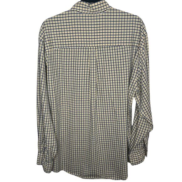 Land's End Men's Multicolor Plaid Long Sleeve Button Down Dress Shirt Size Large - Picture 2 of 4